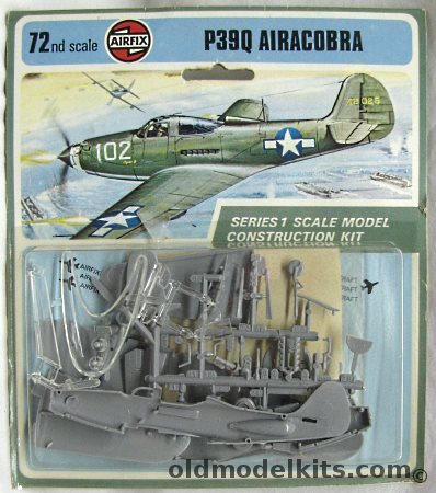 Airfix 1/72 P-39Q Airacobra - Soviet Air Force 1943 or USAAF Pacific 1943 - Blister Pack, 01039-1 plastic model kit